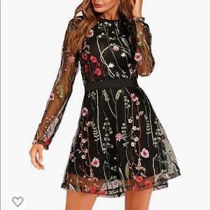 Floral Embroidered Dress